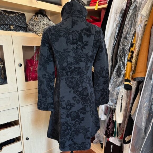 Desigual Black Coat Size 38 - Picture 6 of 11